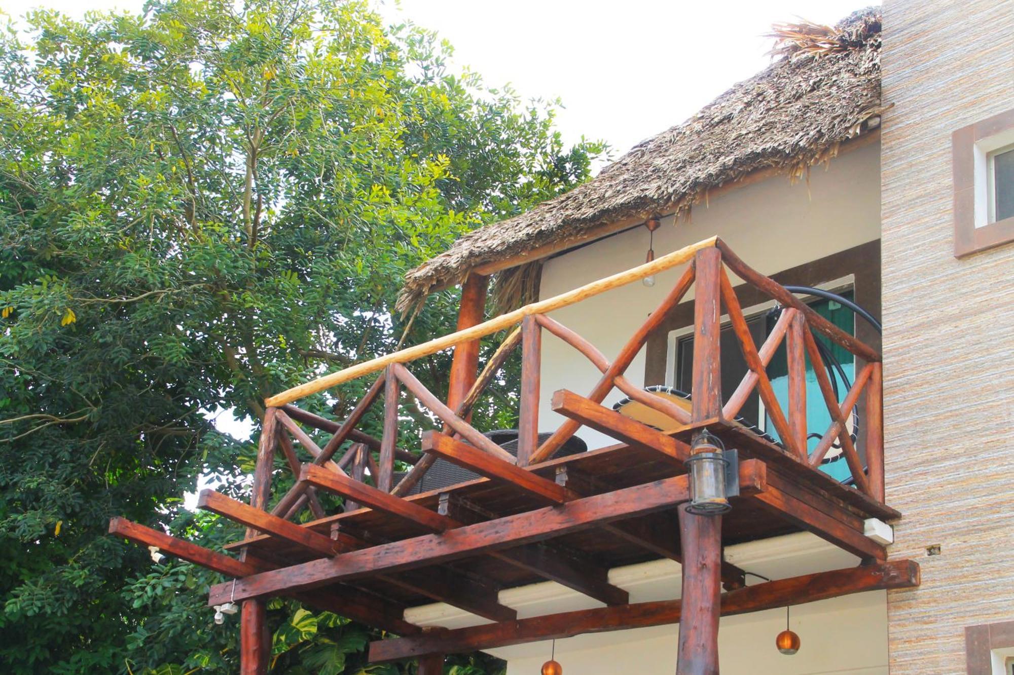 Hotel Pancho Villas Bacalar - Free Bikes And Paddles Exterior foto