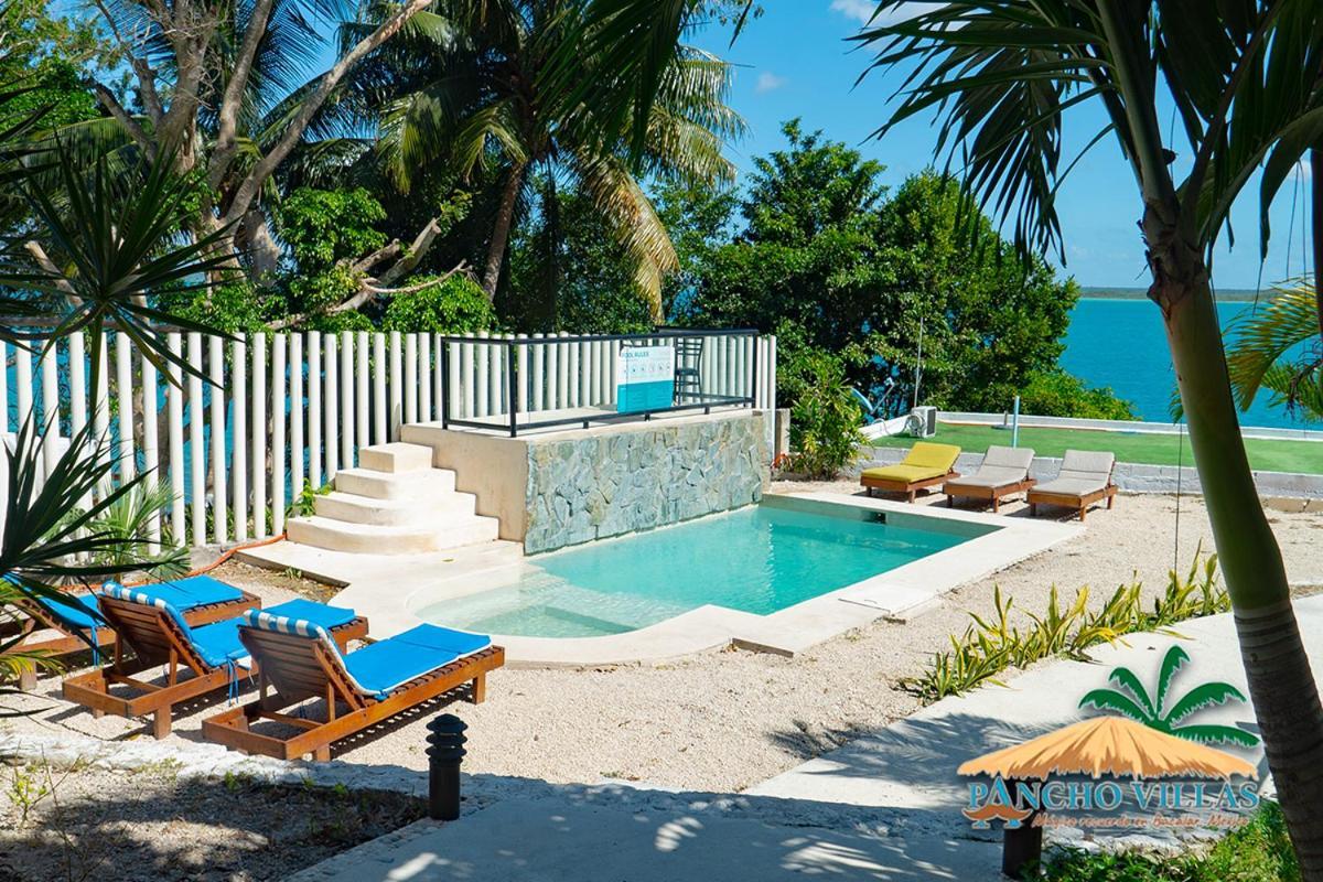 Hotel Pancho Villas Bacalar - Free Bikes And Paddles Exterior foto