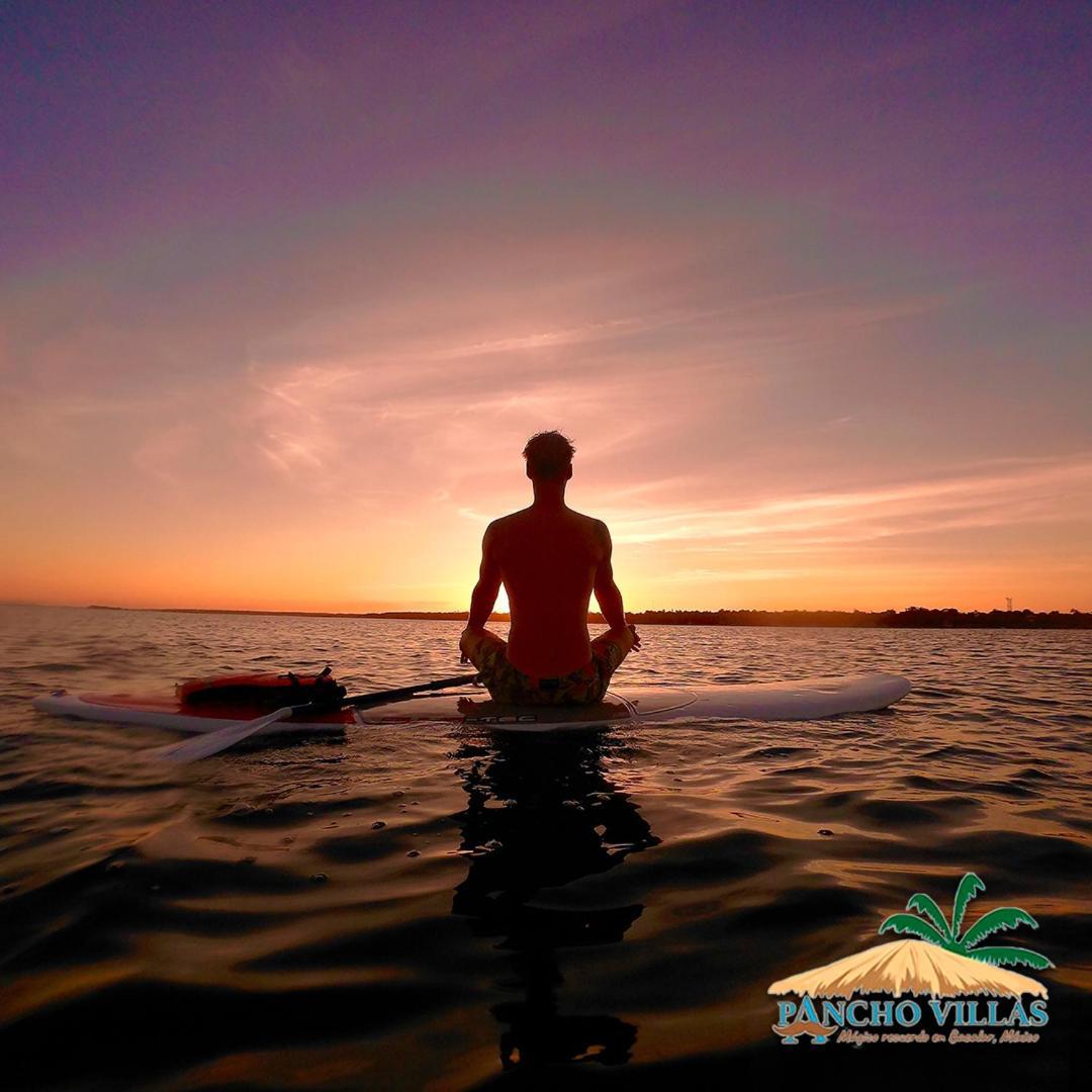Hotel Pancho Villas Bacalar - Free Bikes And Paddles Exterior foto